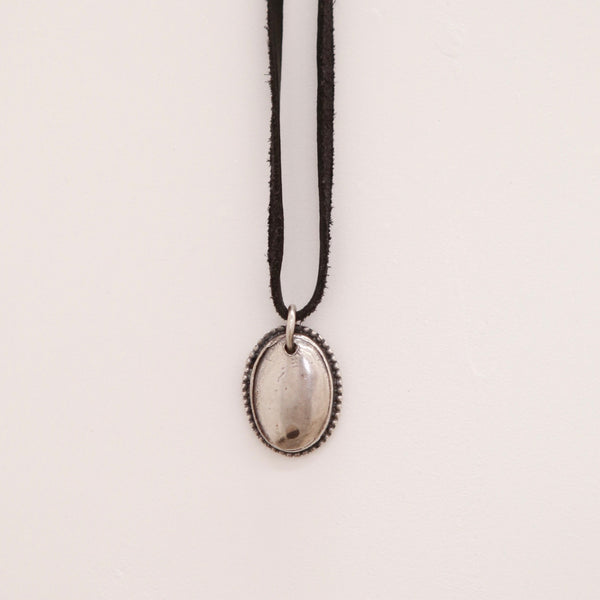 GOTI Pendant Necklace Collection II 925 Silver Handmade in Italy GT-CN1175 LEATHER-0 (CN708)